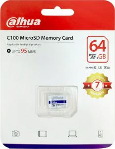 Karta Dahua Technology C100 MicroSDXC 64 GB Class 10 UHS-I/U3 V30 (TF-C100/64GB) 3