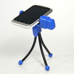 Selfie stick Logo telefonu komórkowego na stół, niebieski, termoplastyczny 1