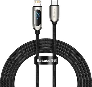Kabel USB Baseus USB-C - Lightning 2 m Czarny (BSU2887BLK) 1