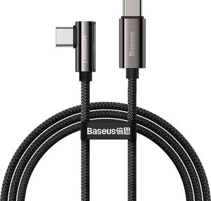 Kabel USB Baseus USB-C - USB-C 1 m Czarny (BSU2882BLK) 1
