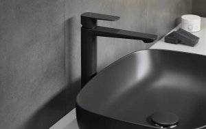 Bateria umywalkowa Cersanit S951-391 BATERIA UM SZTORC WYS LARGA 1 UCHW CZARNA // BC.S951-391 3