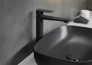 Bateria umywalkowa Cersanit S951-391 BATERIA UM SZTORC WYS LARGA 1 UCHW CZARNA // BC.S951-391 7