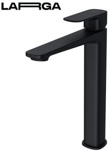 Bateria umywalkowa Cersanit S951-391 BATERIA UM SZTORC WYS LARGA 1 UCHW CZARNA // BC.S951-391 8