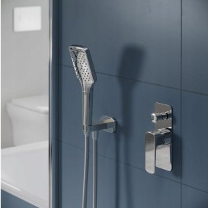 Zestaw prysznicowy Cersanit S952-029 SET B342 ZESTAW PODTYNKOWY LARGA Z BATERIĄ WAN-NAT CHROM CERSANIT 3
