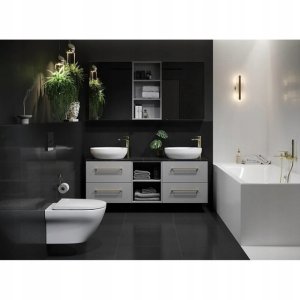 Cersanit S932-063 BLAT LARGA 180 MARMUR CZARNY// CER.LARGA-BLAT-180-MARMUR-CZ 2