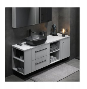 Cersanit S932-072 SZAF. PODUM LARGA 60 SZARA ZMONT// CES.LARGA-PODUM-60-SZ-ZMONT 5