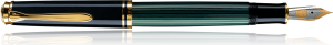 Pelikan Pióro wieczne M 800 Souverän czarno-zielony (86448) 1