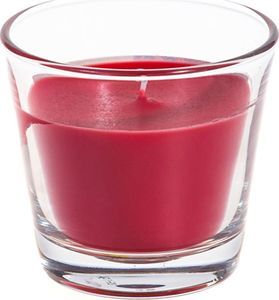 Pepco PEPCO Świeca zapach w szkle czerwona Czerwony 2