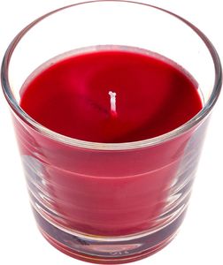 Pepco PEPCO Świeca zapach w szkle czerwona Czerwony 3