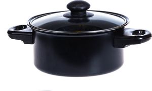 Pepco Garnek 20cm z pokrywą SW Czarny 1