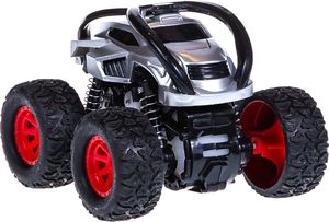 Pepco PEPCO Plastikowe autko akrobatyczne 8 cm skala 1 do 43 srebrne 2