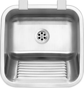 Zlewozmywak Deante  gospodarczy 1-komorowy - wpuszczany lub mocowany do ściany 4