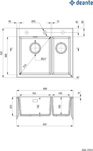 Zlewozmywak Deante Eridan ZQE_N503 Granit czarny 4