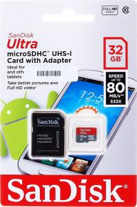 Karta SanDisk Ultra MicroSDHC 32 GB Class 10 UHS-I  (SD-MICRO-10/32-SAND) 3