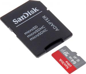 Karta SanDisk Ultra MicroSDXC 64 GB Class 10 UHS-I/U1 A1  (SD-MICRO-10/64-SAND) 2