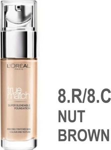 L’Oreal Paris Loreal True Match 30ml, Dostępne kolory.: 8.R/8.C 1
