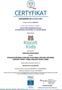 Kocot Kids Łóżeczko dziecięce VICTOR 120x60 białe 2