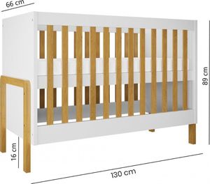 Kocot Kids Łóżeczko dziecięce VICTOR 120x60 białe 5