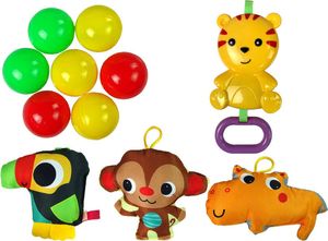 Lean Sport Mata Interaktywna Basen Edukacyjna Dla Niemowląt 5w1 z Piłeczkami Tygrysek 3