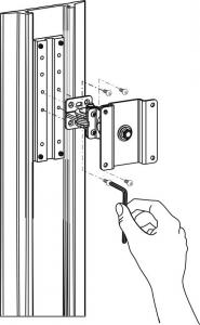 Ergotron Wspornik do montażu na szynie (97-091) 3
