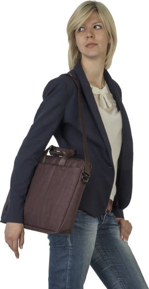 Torba RivaCase do laptopa 15.6" Brązowa 10