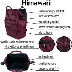 Himawari Plecak Himawari nr 10 (laptop+USB) Nie dotyczy 9