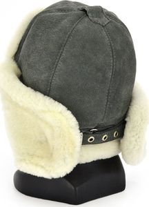 Luka Pelli Czapka z owczej skóry idealna na narty snowboard 56-58 cm (L) 11