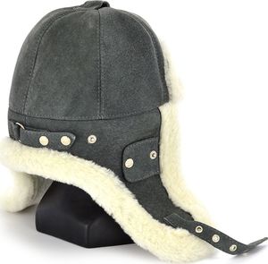 Luka Pelli Czapka z owczej skóry idealna na narty snowboard 56-58 cm (L) 7