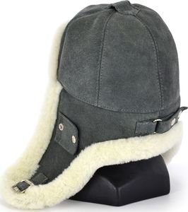 Luka Pelli Czapka z owczej skóry idealna na narty snowboard 56-58 cm (L) 8