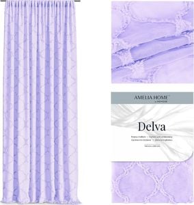 AmeliaHome SCURT/AH/DELVA/PLEAT/LAVENDER/140X270 1