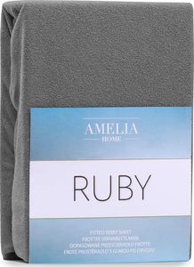 AmeliaHome FITTEDFRO/AH/RUBY/CHARCOAL72/160-180x200+30 1