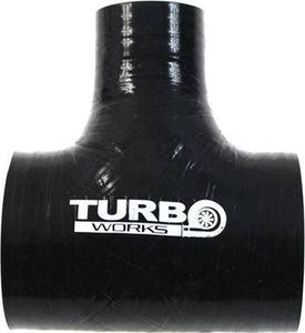 TurboWorks Łącznik T-Piece TurboWorks Black 63-15mm 1
