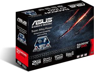 Karta graficzna Asus Radeon R7 240 2GB DDR3 (128 Bit) DVI, HDMI, D-Sub, BOX (90YV07V0-M0NA00) 4