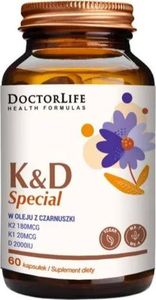 Doctor Life Doctor Life K&D Special w oleju z czarnuszki suplement diety 60 kapsułek 1