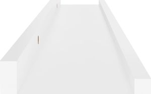 vidaXL Półki ścienne, 4 szt., białe, 60x9x3 cm 8