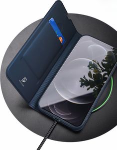 Nillkin Dux Ducis Skin Pro kabura etui pokrowiec z klapką iPhone 13 Pro Max niebieski 16