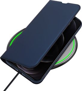 Nillkin Dux Ducis Skin Pro kabura etui pokrowiec z klapką iPhone 13 Pro Max niebieski 6