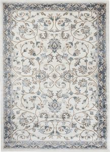 Carpetpol Piękny Klasyczny Dywan T605B WHITE DUBAI CHU (1.20*1.70) 1