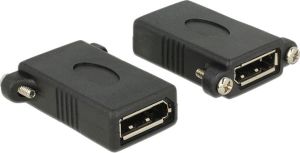 Adapter AV Delock DisplayPort - DisplayPort czarny (85123) 1