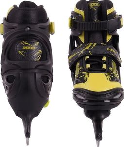 Roces Łyżwy Roces Jokey Ice 3.0 Boy czarno-limonkowe 450707 02 26-29 4