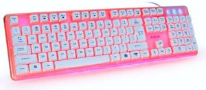 Klawiatura E-Blue K734 Przewodowa Biała UK (EKM734BKUS-IU) 2