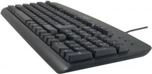 Klawiatura Logo Standard Przewodowa Czarna US (32701) 2