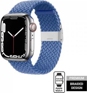 Crong Pasek pleciony Crong Wave Band do Apple Watch 42/44/45 mm niebieski 1
