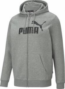 Puma Bluza męska Essentials Big Logo Full-Zip Hoodie szary r. XXL (586698-03) 1