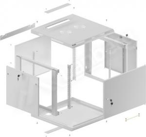Szafa Lanberg Wisząca 19" 9U (WF01-6609-00S) 11