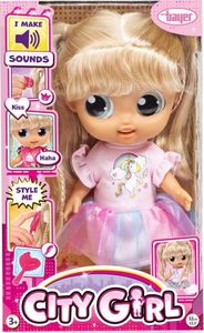 Bayer Bayer Lalka City Girl 31cm z dźwiękiem 93221AD 4