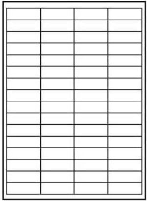 Logo Etykiety A4, matowe, białe, 25 szt. 2