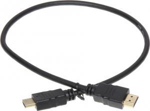 Kabel HDMI - HDMI 0.5m czarny (HDMI-0.5) 2