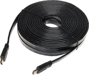Kabel HDMI - HDMI 10m czarny (HDMI-10-FL) 2