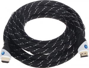 Kabel HDMI - HDMI 5m srebrny (HDMI-5.0-PP) 2